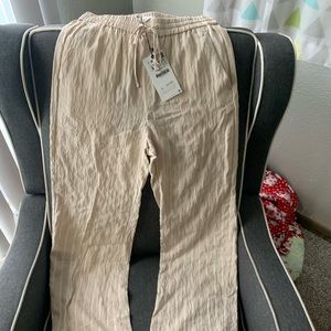 Brand new Zara elastic waist band pants
